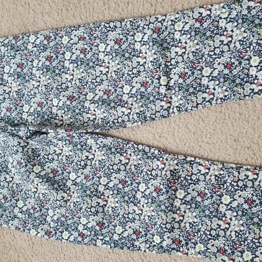 J.Crew Floral Toothpick Ankle Skinny Jeans - Picture 4 of 16